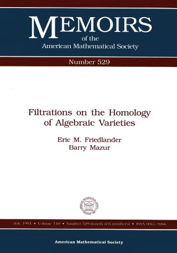 Filtrations on the Homology of Algebraic Varieties