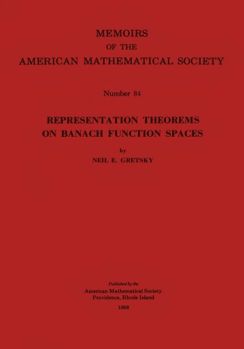 Representation Theorems on Banach Function Spaces