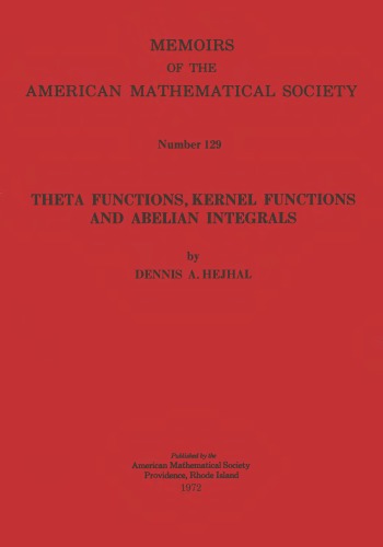 Theta functions, kernel functions, and Abelian integrals