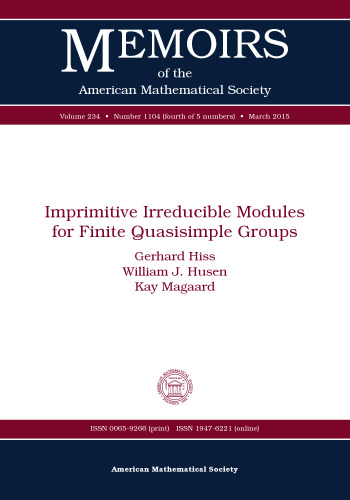 Imprimitive Irreducible Modules for Finite Quasisimple Groups