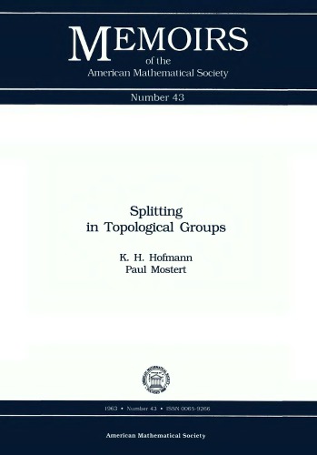Splitting in Topological Groups