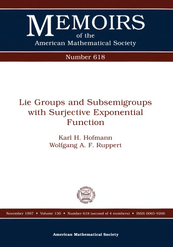 Lie Groups and Subsemigroups With Subjective Exponential Function