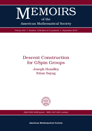 Descent Construction for Gspin Groups