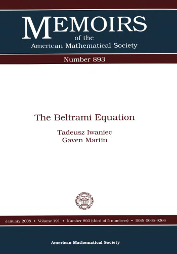 The Beltrami Equation