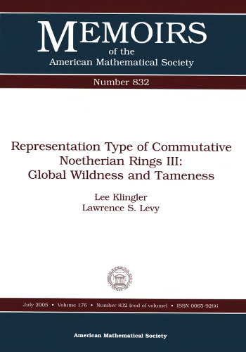 Representation Type Of Commutative Noetherian Rings Iii: Global Wildness And Tameness