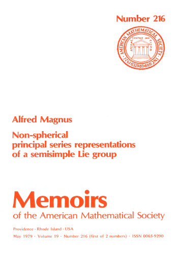 Non-spherical principal series representations of a semisimple Lie group