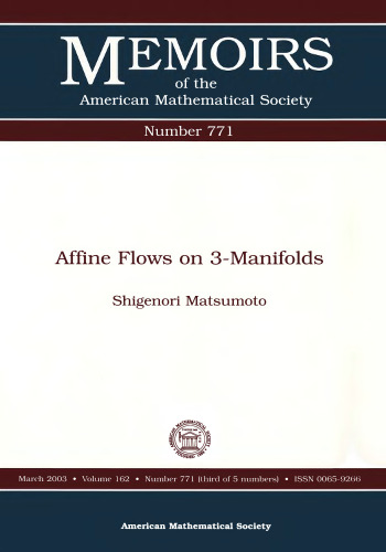 Affine Flows on 3-Manifolds