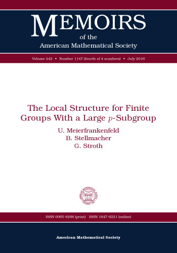 The Local Structure for Finite Groups with a Large hBSubgroup