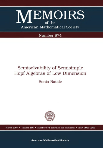 Semisolvability of Semisimple Hopf Algebras of Low Dimension