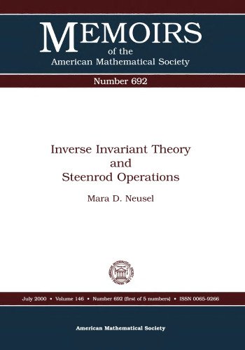 Inverse Invariant Theory and Steenrod Operations