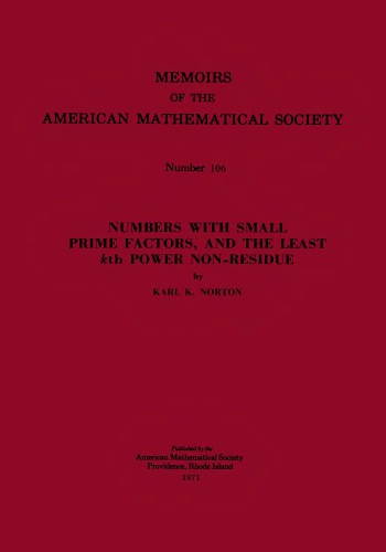 Numbers with small prime factors, and the least kth power non-residue