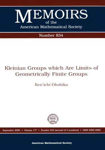 Kleinian Groups Which Are Limits of Geometrically Finile Groups