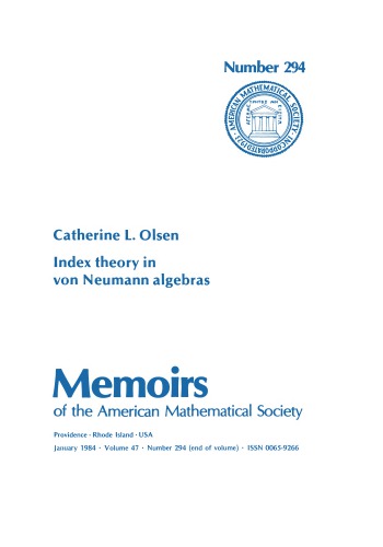 Index Theory in Von Neumann Algebras