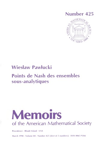 Points De Nash Des Ensembles Sous-Analytiques