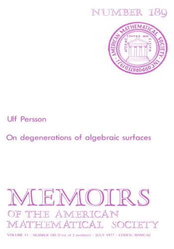 On Degenerations of Algebraic Surfaces