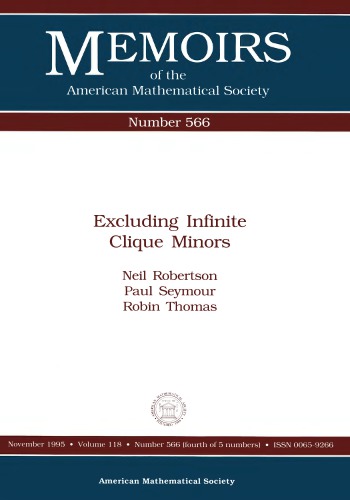 Excluding Infinite Clique Minors