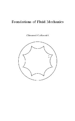 Foundations of fluid dynamics