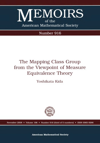 The Mapping Class Group from the Viewpoint of Measure Equivalence Theory
