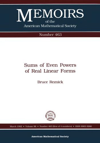 Sums of Even Powers of Real Linear Forms