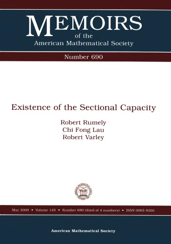 Existence of the Sectional Capacity
