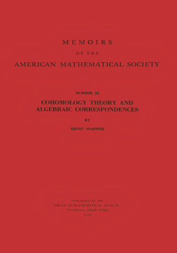Cohomology Theory and Algebraic Correspondences