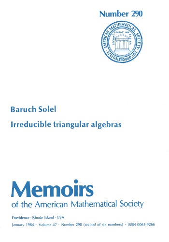 Irreducible Triangular Algebras