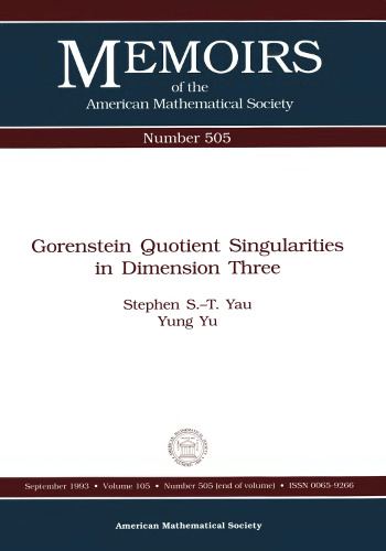 Gorenstein Quotient Singularities in Dimension Three
