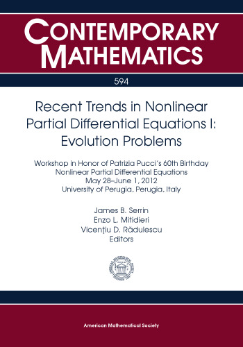 Recent Trends in Nonlinear Partial Differential Equations I: Evolution Problems