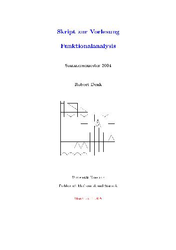 Funktionalanalysis 006