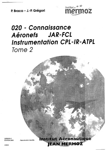 connaissance Aéronefs , instrumenation