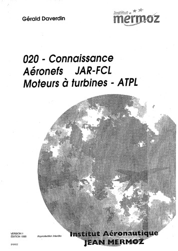 connaissance Aéronefs , Moteurs à turbines