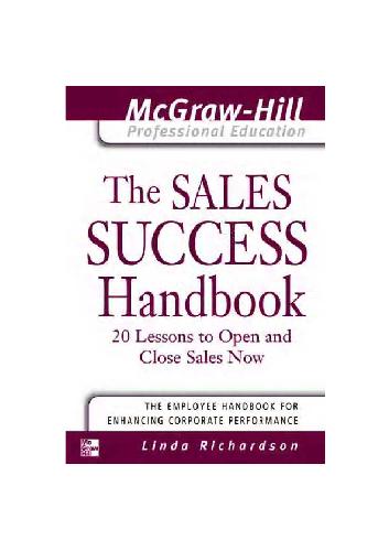 The Sales Success Handbook