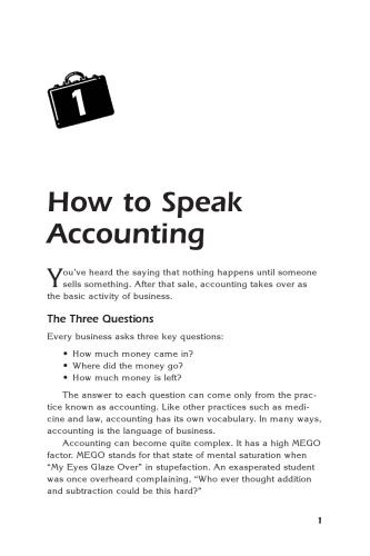 Briefcase Books Accounting For Managers