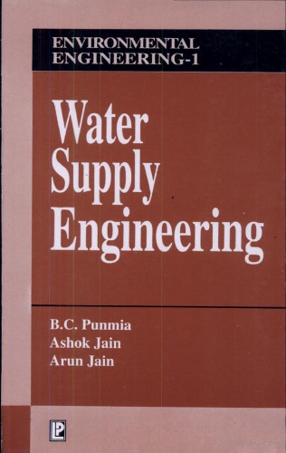 Water Supply Engineering: In S.I. Units