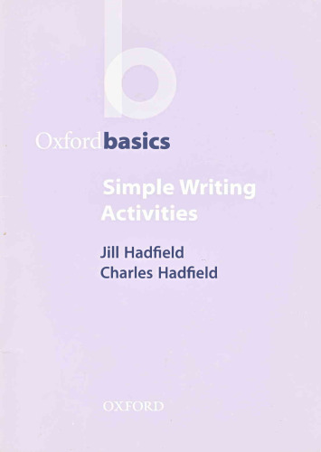 Oxford Basics Simple Writing Activities