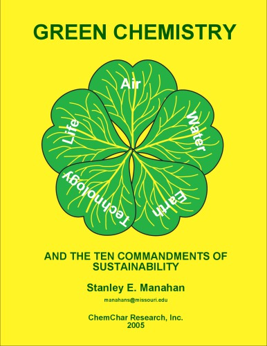 Green chemistry and the ten commandments of sustainability