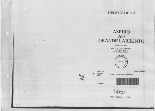 Aspiro ao grande labirinto