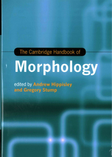 The Cambridge Handbook of Morphology