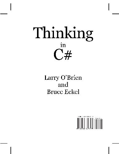 Thinking In C#
