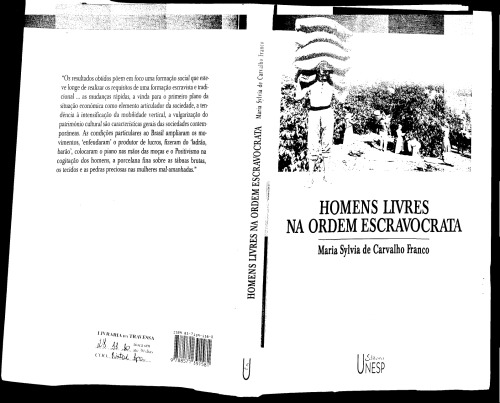 Homens Livres Na Ordem Escravocrata