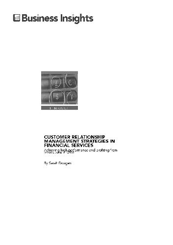 Customer Relationship Management Strategies In Financial Services