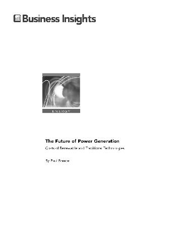 The Future of Power Generation