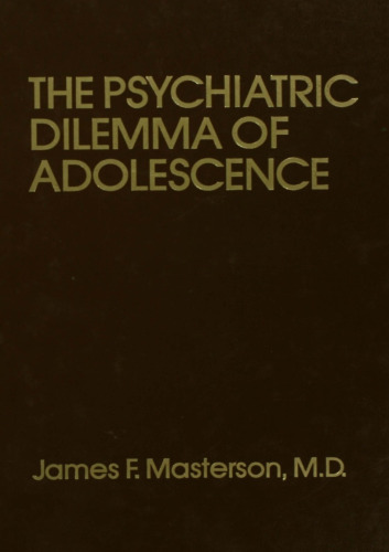 Psychiatric Dilemma Of Adolescence