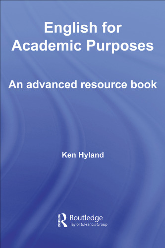 English for Academic Purposes-An Advanced Resource Book