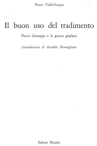 Il Buon Uso del Tradimento