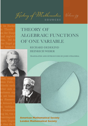 Theory of Algebraic Functions of One Variable