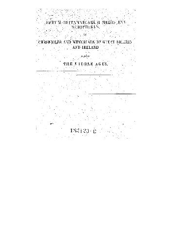 The Black Book Of The Admiralty Britain & Ireland Chronicles During The Middle Ages