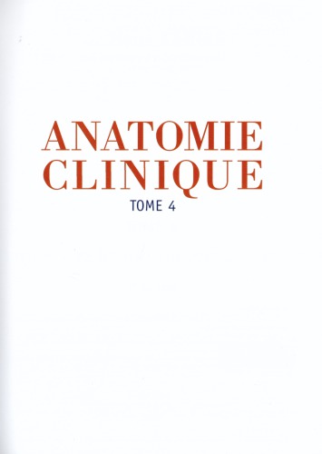 ANATOMIE CLINIQUE