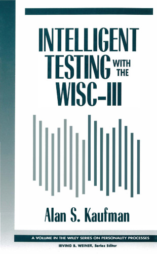 Intelligent Testing with the WISC-III