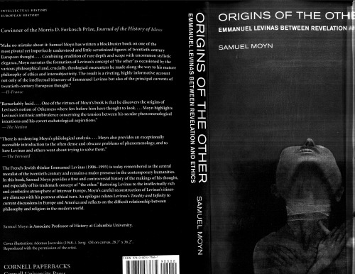 Origins of the Other: Emmanuel Levinas between Revelation and Ethics
